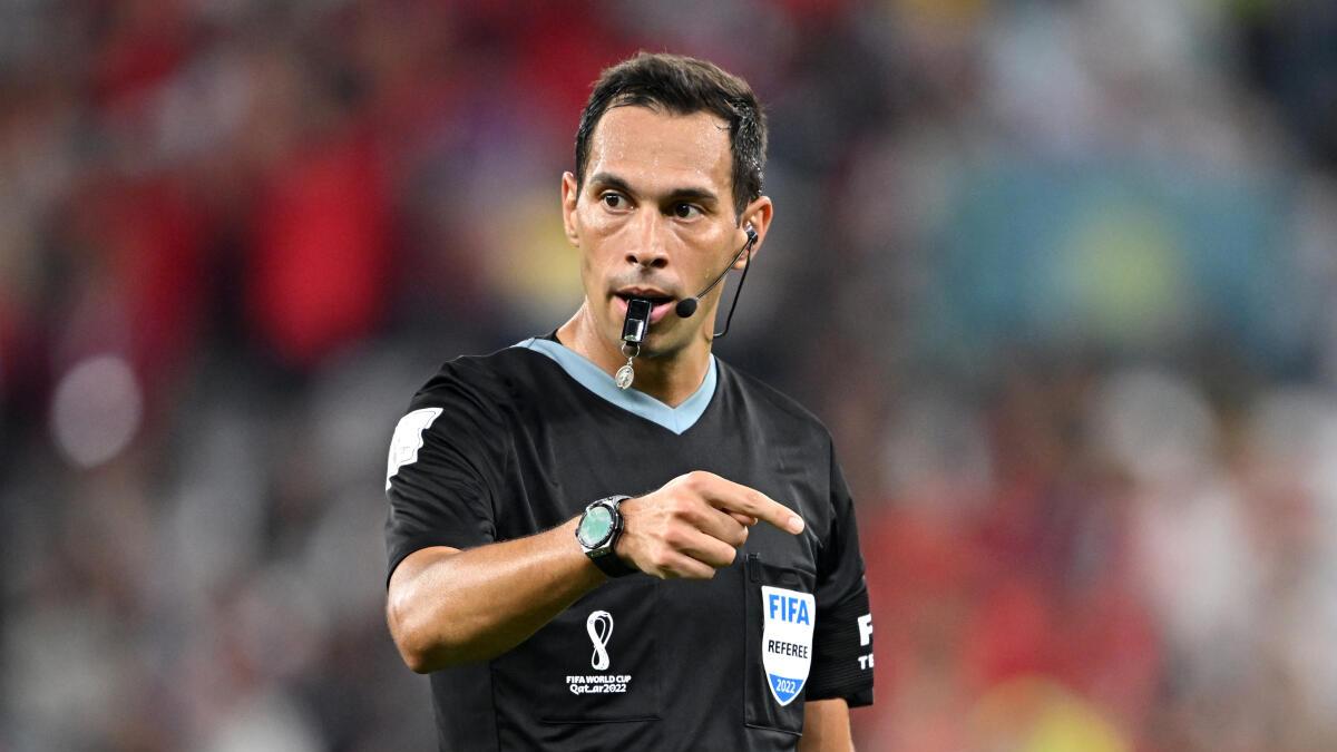 FIFA World Cup 2022 Who is the referee for Morocco vs Portugal